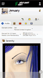 Mobile Screenshot of jenuary.deviantart.com