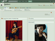 Tablet Screenshot of fadedhowl.deviantart.com