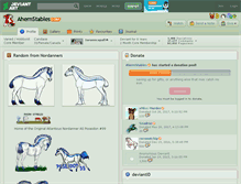 Tablet Screenshot of ahernstables.deviantart.com