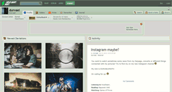 Desktop Screenshot of dunvael.deviantart.com