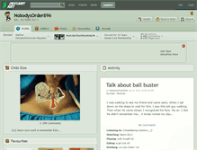 Tablet Screenshot of nobodysorder896.deviantart.com