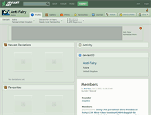 Tablet Screenshot of anti-fairy.deviantart.com