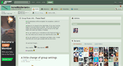 Desktop Screenshot of incrediblydeviant.deviantart.com