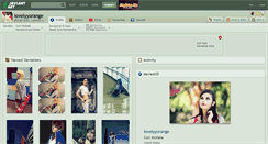 Desktop Screenshot of lovelyyorange.deviantart.com