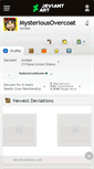 Mobile Screenshot of mysteriousovercoat.deviantart.com