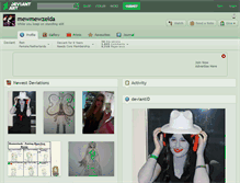 Tablet Screenshot of mewmewzelda.deviantart.com