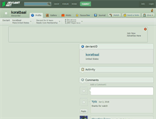 Tablet Screenshot of koratbaal.deviantart.com