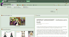 Desktop Screenshot of mmd-r3k0d4.deviantart.com