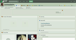 Desktop Screenshot of courtneysdesires.deviantart.com