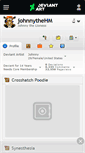 Mobile Screenshot of johnnythehm.deviantart.com