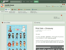 Tablet Screenshot of noodle-house.deviantart.com