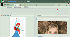 Desktop Screenshot of copyofme.deviantart.com