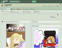 Tablet Screenshot of chobichibi.deviantart.com