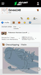 Mobile Screenshot of eevee248.deviantart.com