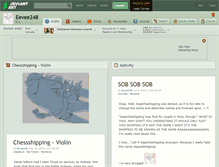 Tablet Screenshot of eevee248.deviantart.com