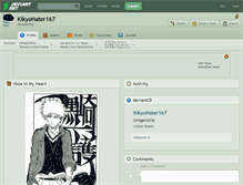 Tablet Screenshot of kikyohater167.deviantart.com