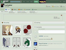 Tablet Screenshot of loucypher.deviantart.com
