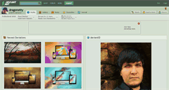Desktop Screenshot of dragonetty.deviantart.com
