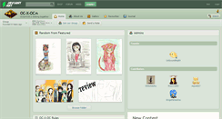 Desktop Screenshot of oc-x-oc.deviantart.com