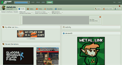 Desktop Screenshot of metallink.deviantart.com