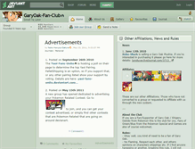 Tablet Screenshot of garyoak-fan-club.deviantart.com