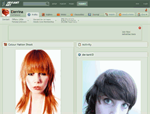Tablet Screenshot of elerrina.deviantart.com