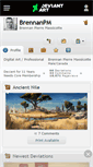 Mobile Screenshot of brennanpm.deviantart.com