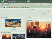 Tablet Screenshot of brennanpm.deviantart.com