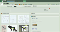 Desktop Screenshot of dancing-kiwi.deviantart.com