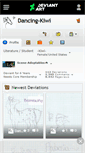Mobile Screenshot of dancing-kiwi.deviantart.com