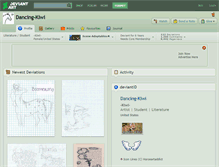 Tablet Screenshot of dancing-kiwi.deviantart.com