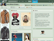 Tablet Screenshot of anne-boleyn-group.deviantart.com