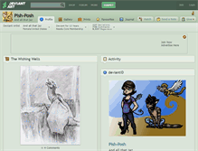 Tablet Screenshot of pish-posh.deviantart.com
