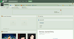 Desktop Screenshot of frankart.deviantart.com