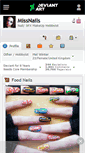 Mobile Screenshot of missnails.deviantart.com