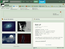 Tablet Screenshot of anit4e.deviantart.com