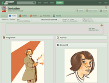 Tablet Screenshot of geniusbee.deviantart.com