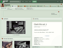 Tablet Screenshot of branimir.deviantart.com