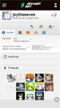Mobile Screenshot of joytheeevee.deviantart.com