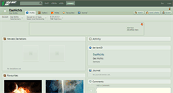 Desktop Screenshot of dasnichts.deviantart.com