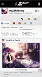Mobile Screenshot of kudakitsune.deviantart.com