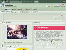 Tablet Screenshot of kudakitsune.deviantart.com