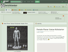 Tablet Screenshot of david-richardson.deviantart.com