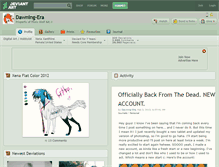 Tablet Screenshot of dawning-era.deviantart.com