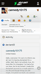 Mobile Screenshot of cannedy10175.deviantart.com