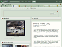 Tablet Screenshot of cyberkorn.deviantart.com