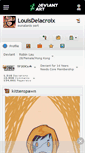 Mobile Screenshot of louisdelacroix.deviantart.com