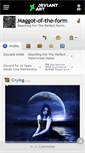 Mobile Screenshot of maggot-of-the-form.deviantart.com
