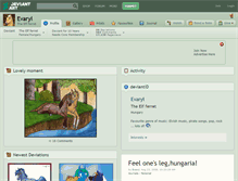Tablet Screenshot of evaryl.deviantart.com