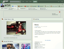 Tablet Screenshot of igortodd.deviantart.com